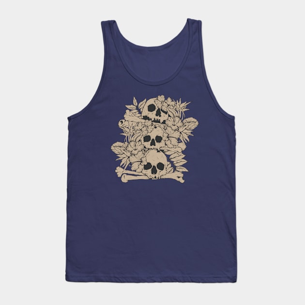 Skull and Crossbones Tank Top by Jess Adams